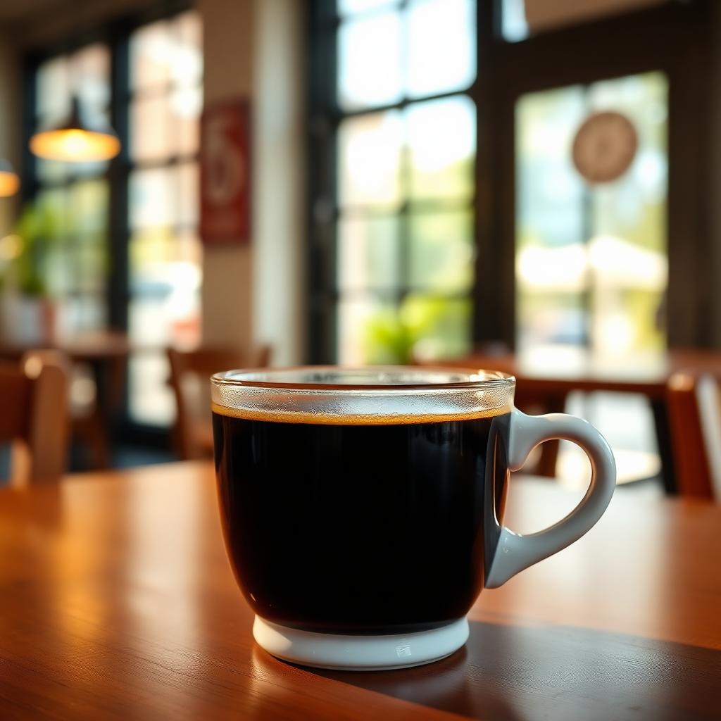 Café quentinho recém passado